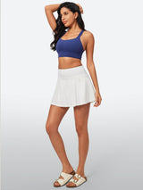 IUGA High Waisted Tummy Control Swim Skirts With Boxer Liner & Pockets - IUGA