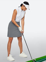 IUGA High-Waisted Tummy Control Golf Skirt With Built-in Shorts - IUGA