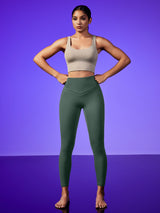 IUGA PowerTight Sandwich No Front Seam Leggings - IUGA