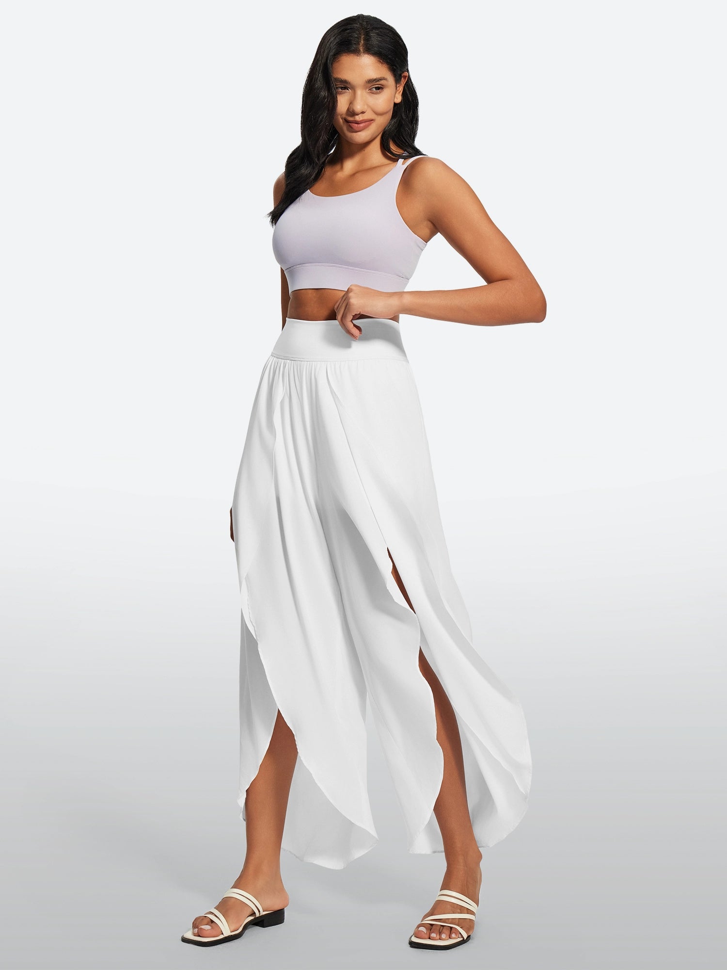 IUGA High Split Quick Dry Flowy Pants for Women - IUGA