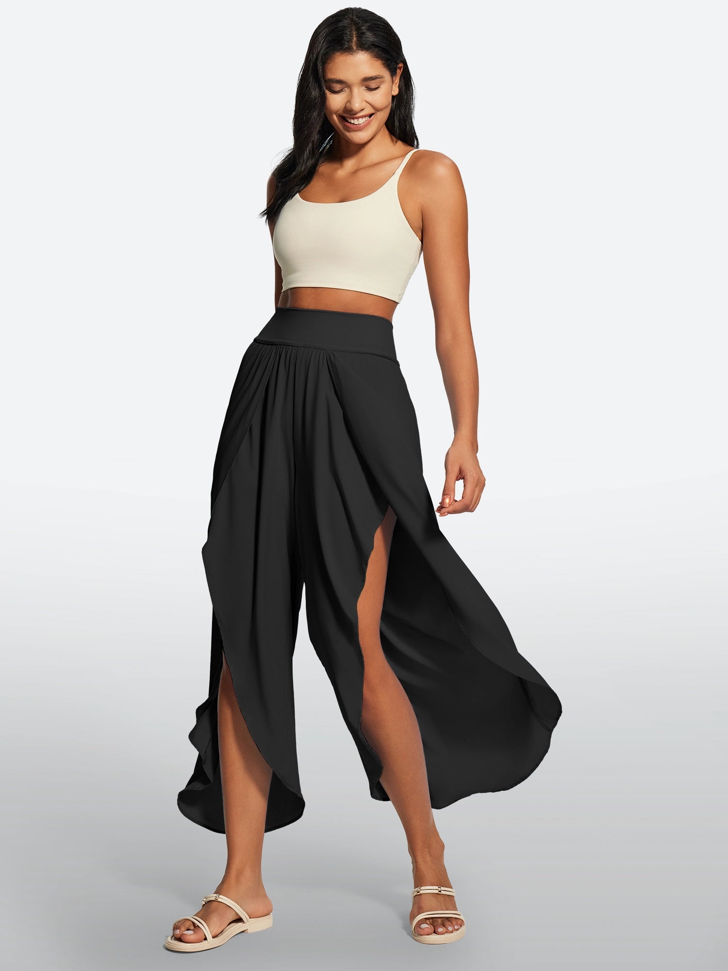 IUGA High Split Quick Dry Flowy Pants for Women - IUGA