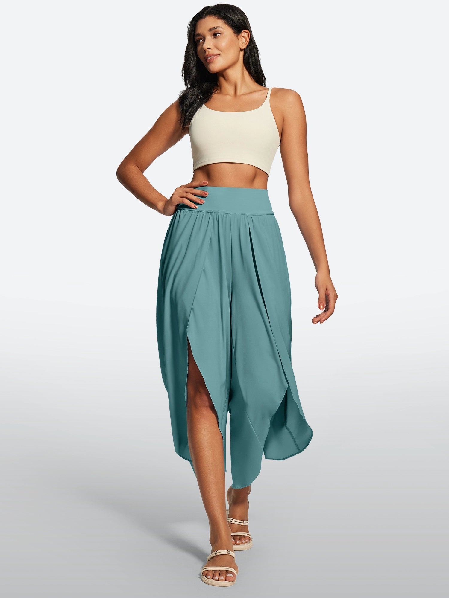 IUGA High Split Quick Dry Flowy Pants for Women - IUGA