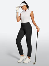 IUGA Stretchy 7/8 Ankle Pull On Work Pants With Pockets - IUGA