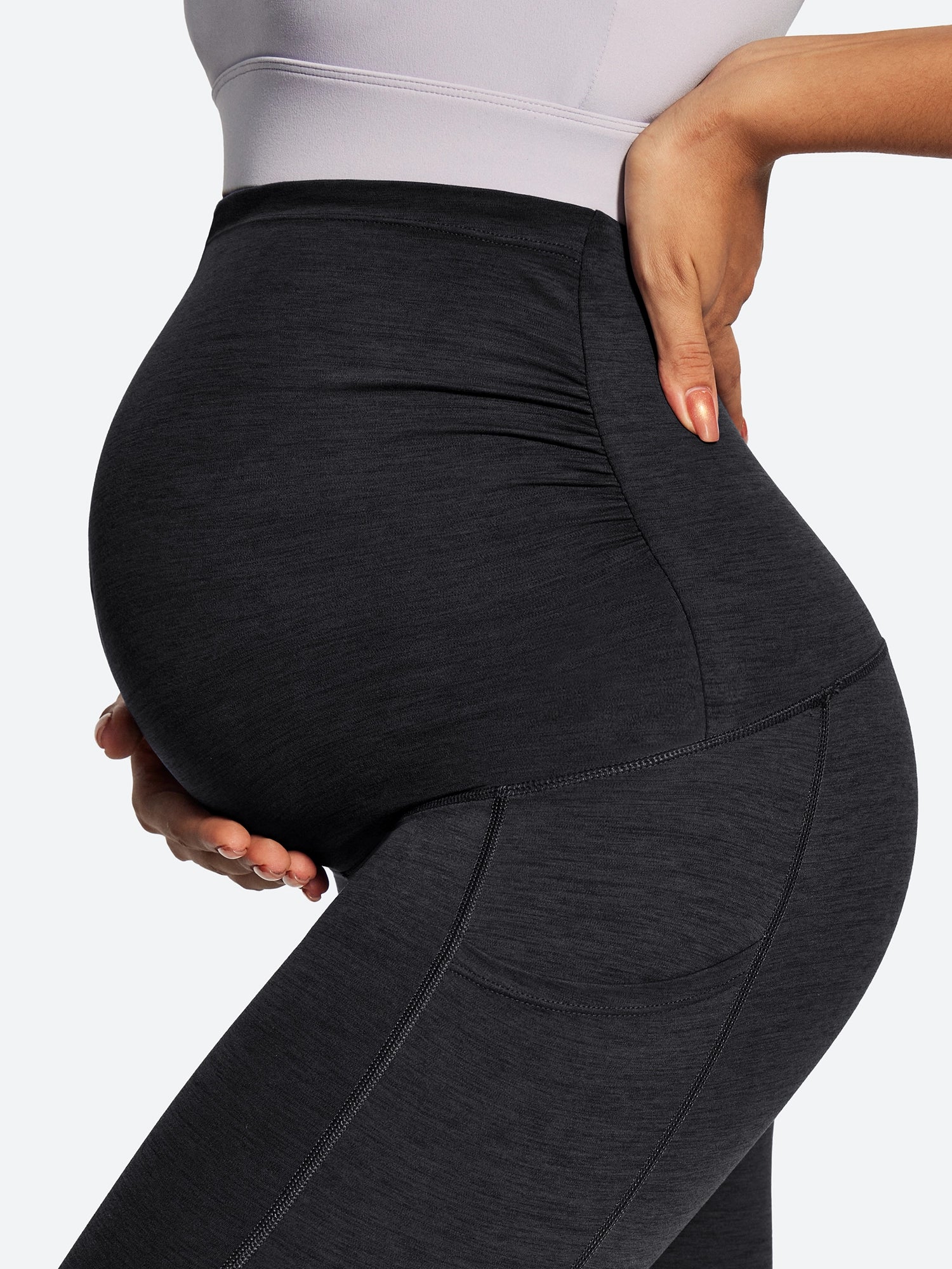 IUGA Supcream Buttery-soft Maternity Legging With Pockets - IUGA