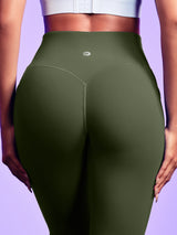 IUGA PowerTight Scrunch No Front Seam High Waist Leggings With Pockets - IUGA