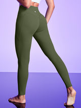 IUGA PowerTight Scrunch No Front Seam High Waist Leggings With Pockets - IUGA
