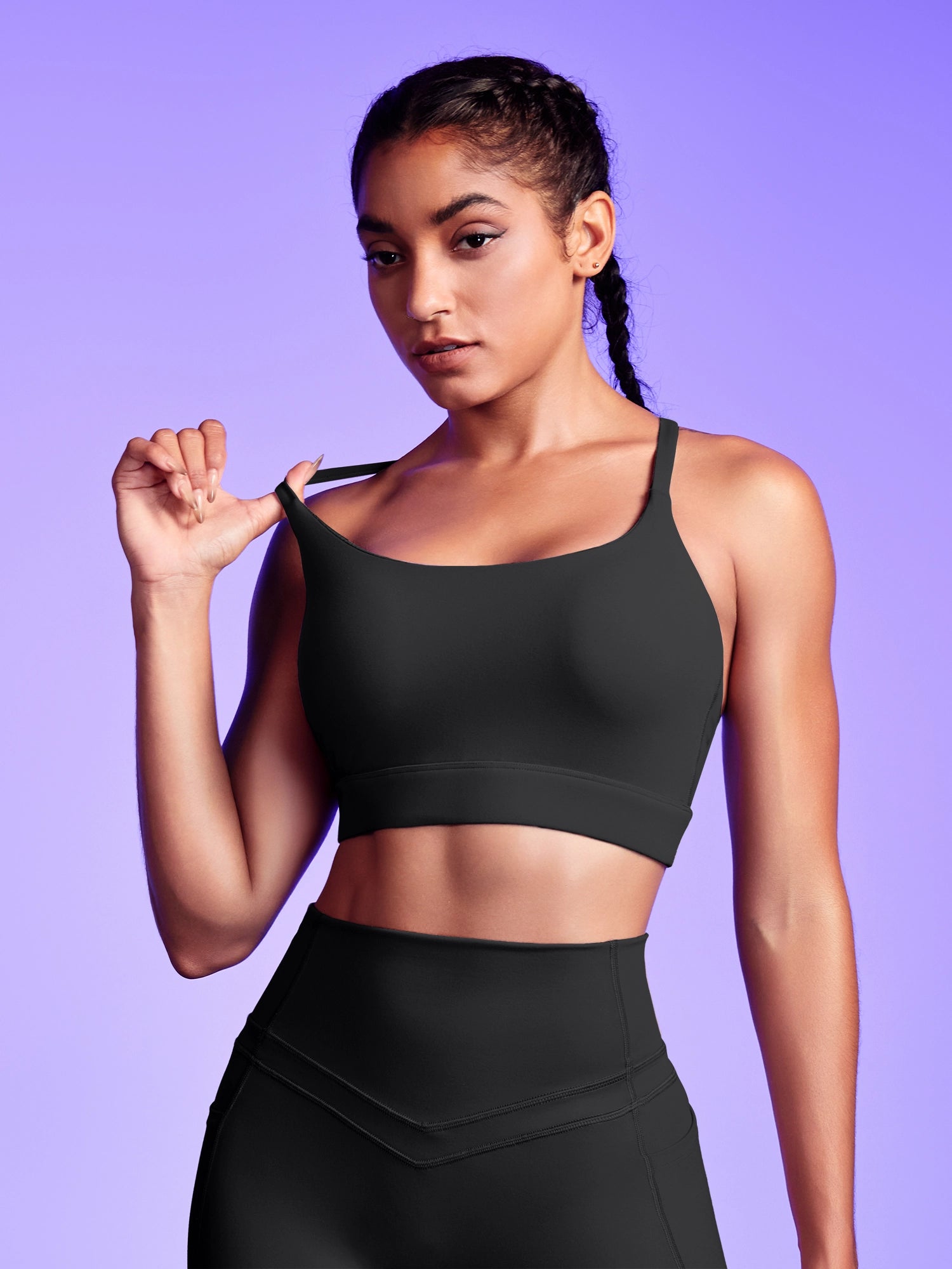 IUGA PowerTight Padded Strappy Y Back Sports Bra - IUGA