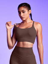 IUGA PowerTight Padded Strappy Y Back Sports Bra - IUGA