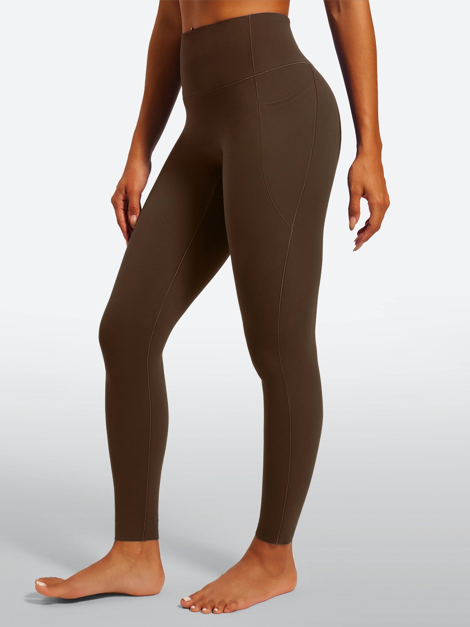 IUGA PowerTight Scrunch No Front Seam High Waist Leggings With Pockets - IUGA