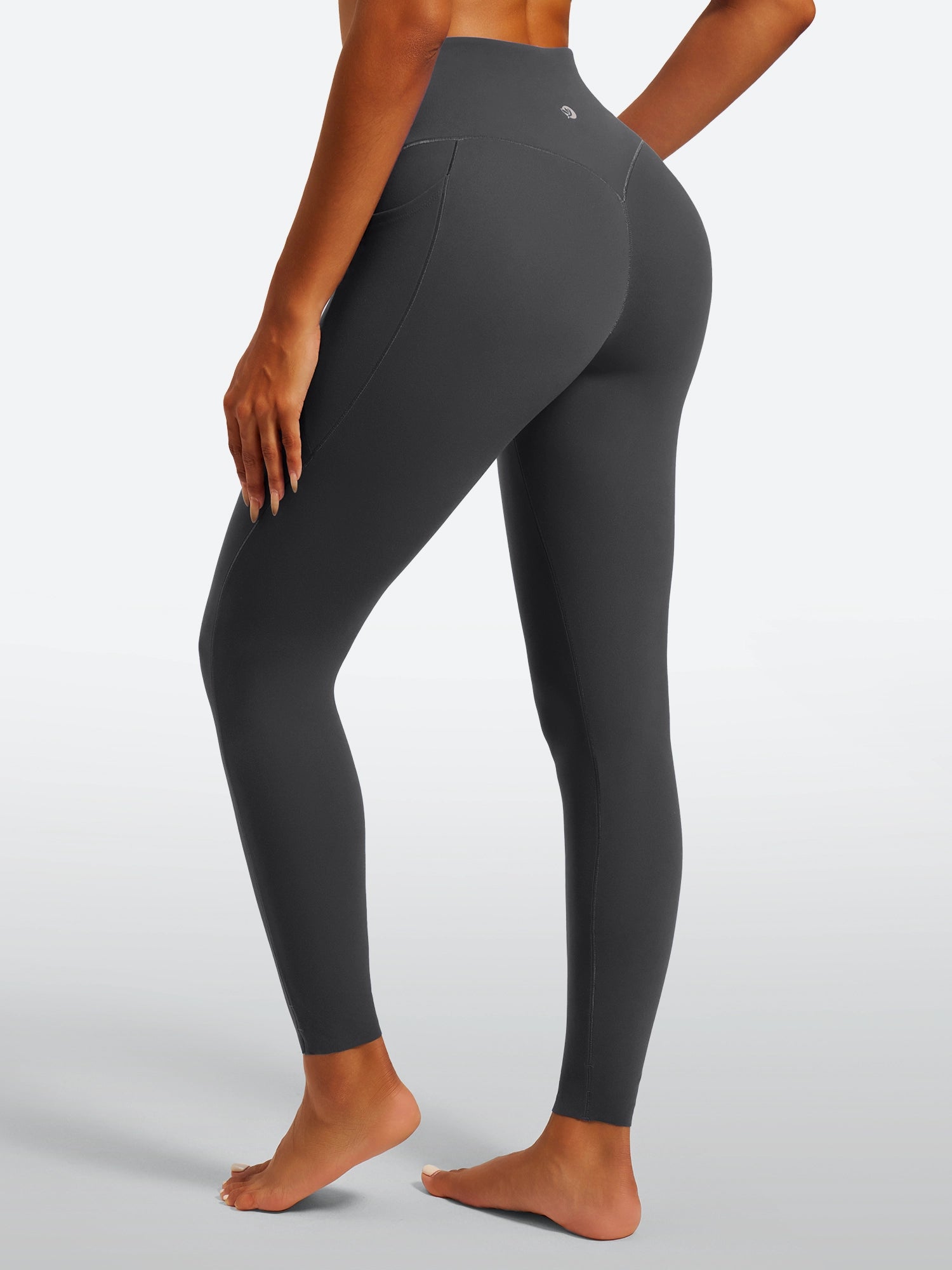 IUGA PowerTight Scrunch No Front Seam High Waist Leggings With Pockets - IUGA