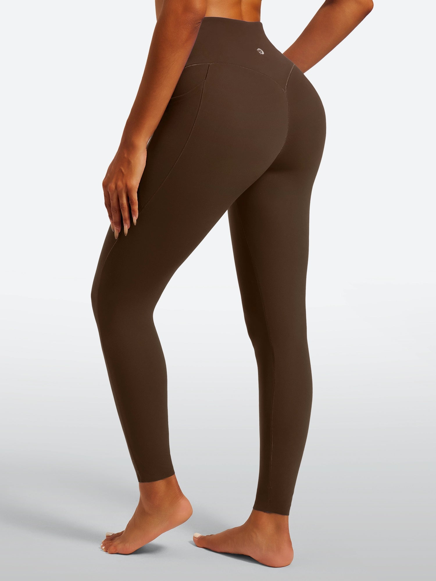 IUGA PowerTight Scrunch No Front Seam High Waist Leggings With Pockets - IUGA