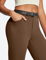 IUGA Stretchy Pull On Bootcut Work Pants With Pockets - IUGA
