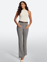 IUGA Stretchy Pull On Bootcut Work Pants With Pockets - IUGA