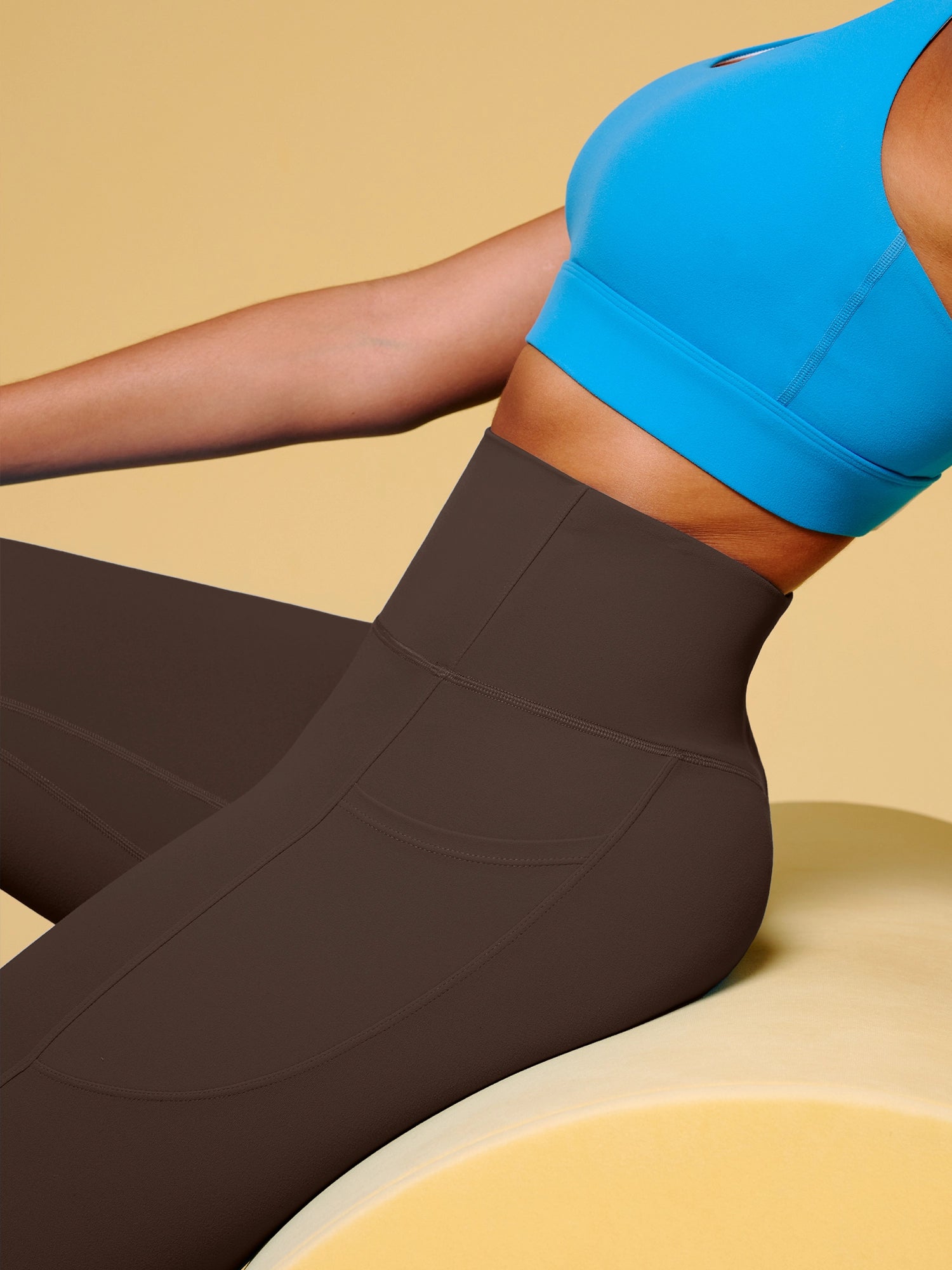 IUGA Butterlab® No Front Seam High Waisted Buttery Soft With Pockets - IUGA