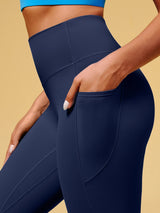 IUGA Butterlab® No Front Seam High Waisted Buttery Soft With Pockets - IUGA