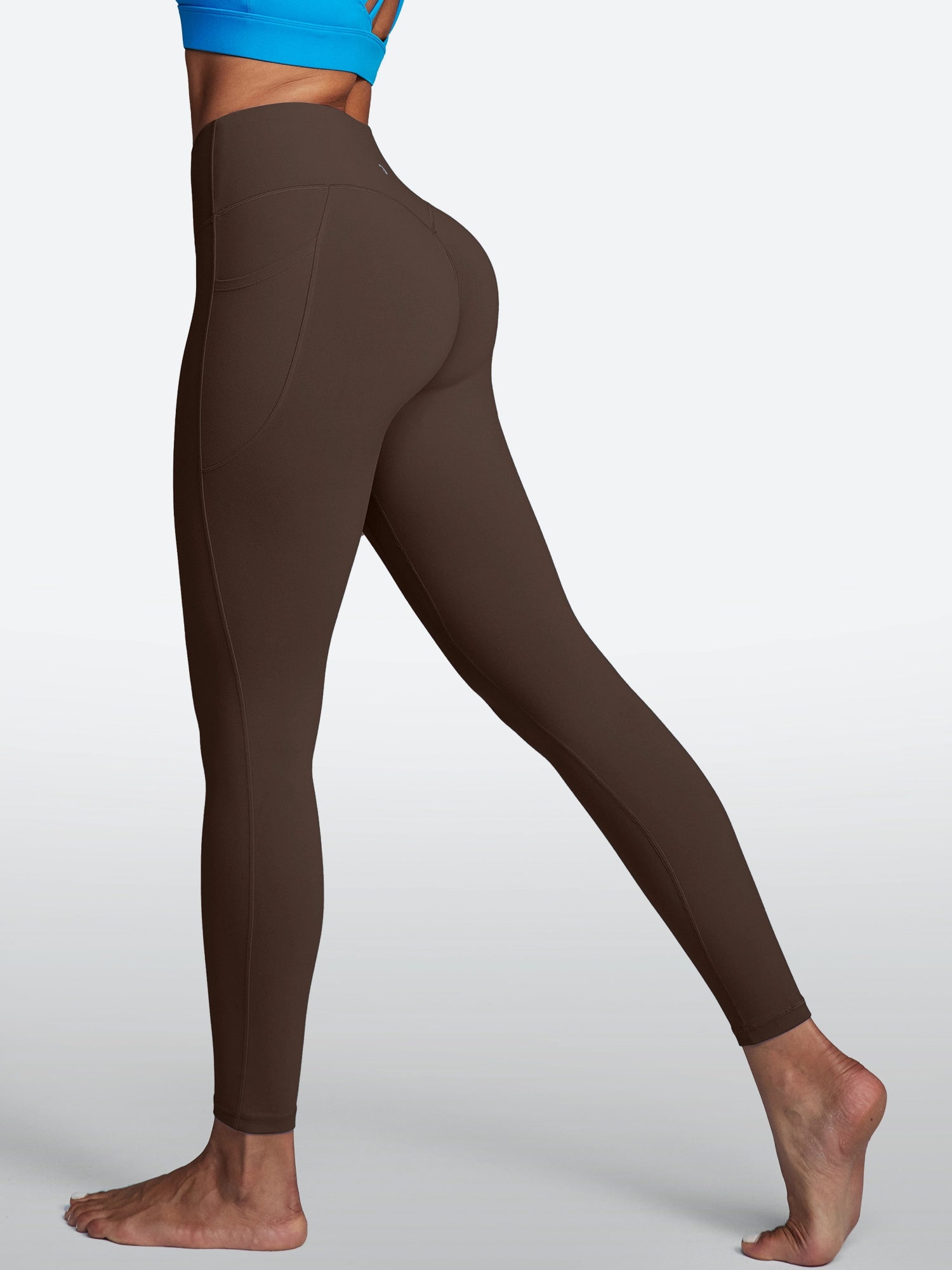 IUGA Butterlab® No Front Seam High Waisted Buttery Soft With Pockets - IUGA