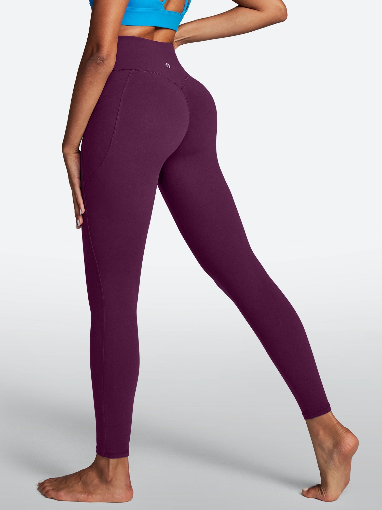 IUGA Butterlab® No Front Seam High Waisted Buttery Soft With Pockets - IUGA