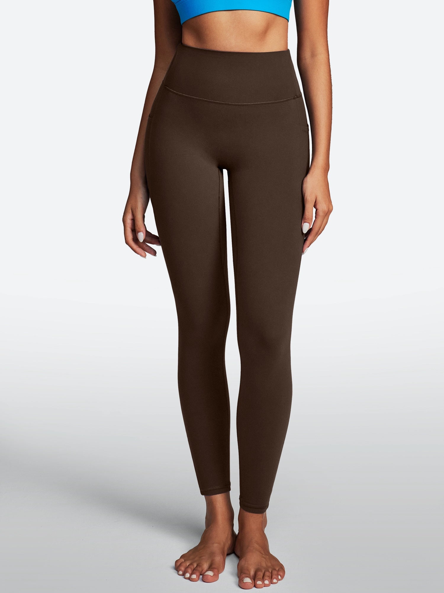 IUGA Butterlab® No Front Seam High Waisted Buttery Soft With Pockets - IUGA