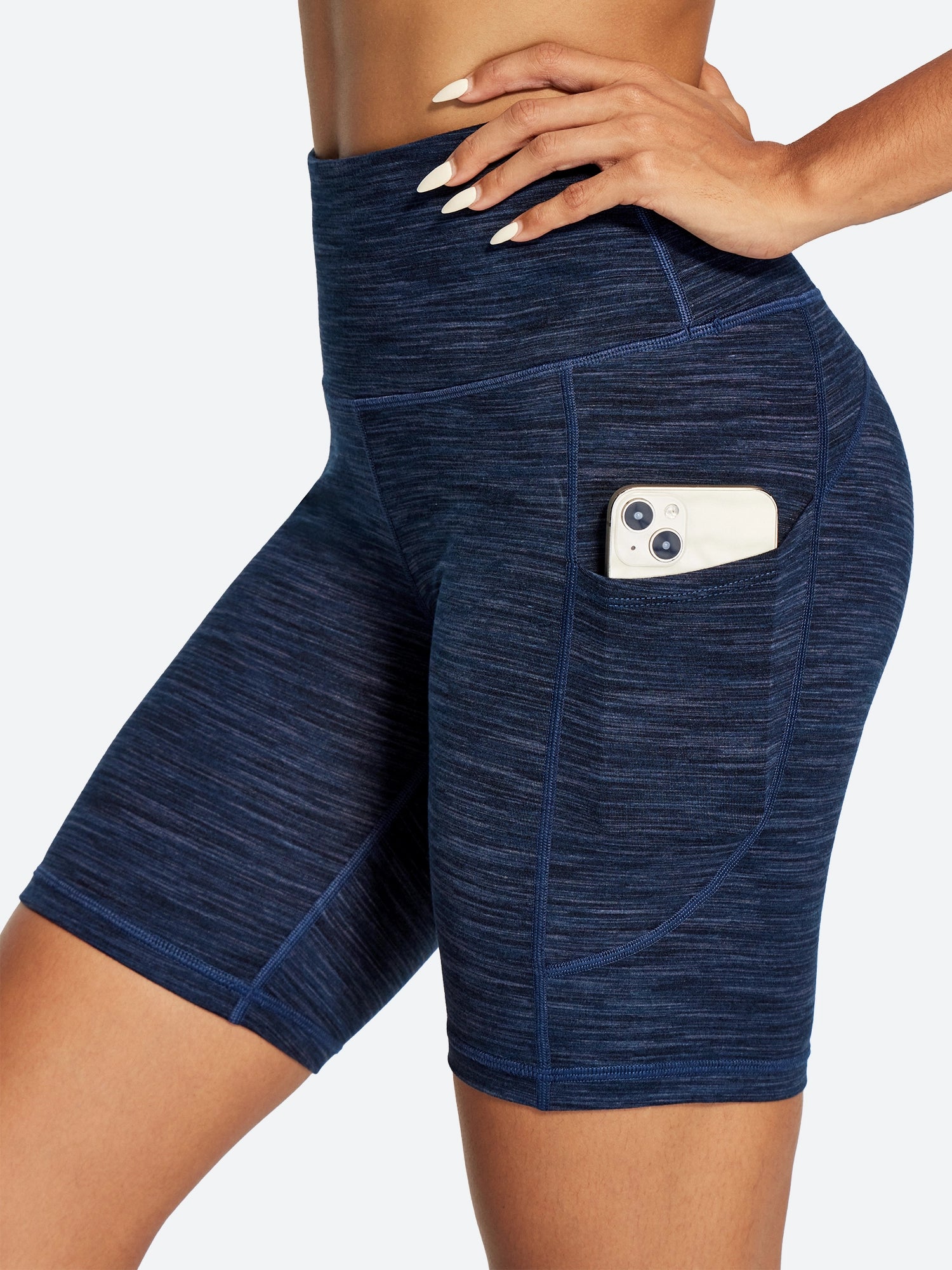 IUGA FlexTight Tummy Control Shorts With Pockets 6'' | Affordable Yoga Leggings & Activewear by IUGA