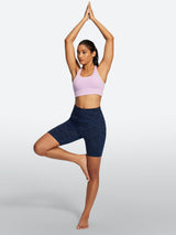 IUGA FlexTight Tummy Control Shorts With Pockets 6'' | Affordable Yoga Leggings & Activewear by IUGA