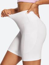 IUGA FlexTight Tummy Control Shorts With Pockets 6'' | Affordable Yoga Leggings & Activewear by IUGA