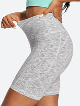 IUGA FlexTight Tummy Control Shorts With Pockets 6'' | Affordable Yoga Leggings & Activewear by IUGA