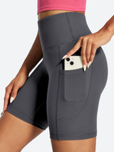IUGA FlexTight Tummy Control Shorts With Pockets 6'' | Affordable Yoga Leggings & Activewear by IUGA