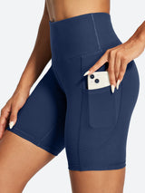 IUGA FlexTight Tummy Control Shorts With Pockets 6'' | Affordable Yoga Leggings & Activewear by IUGA