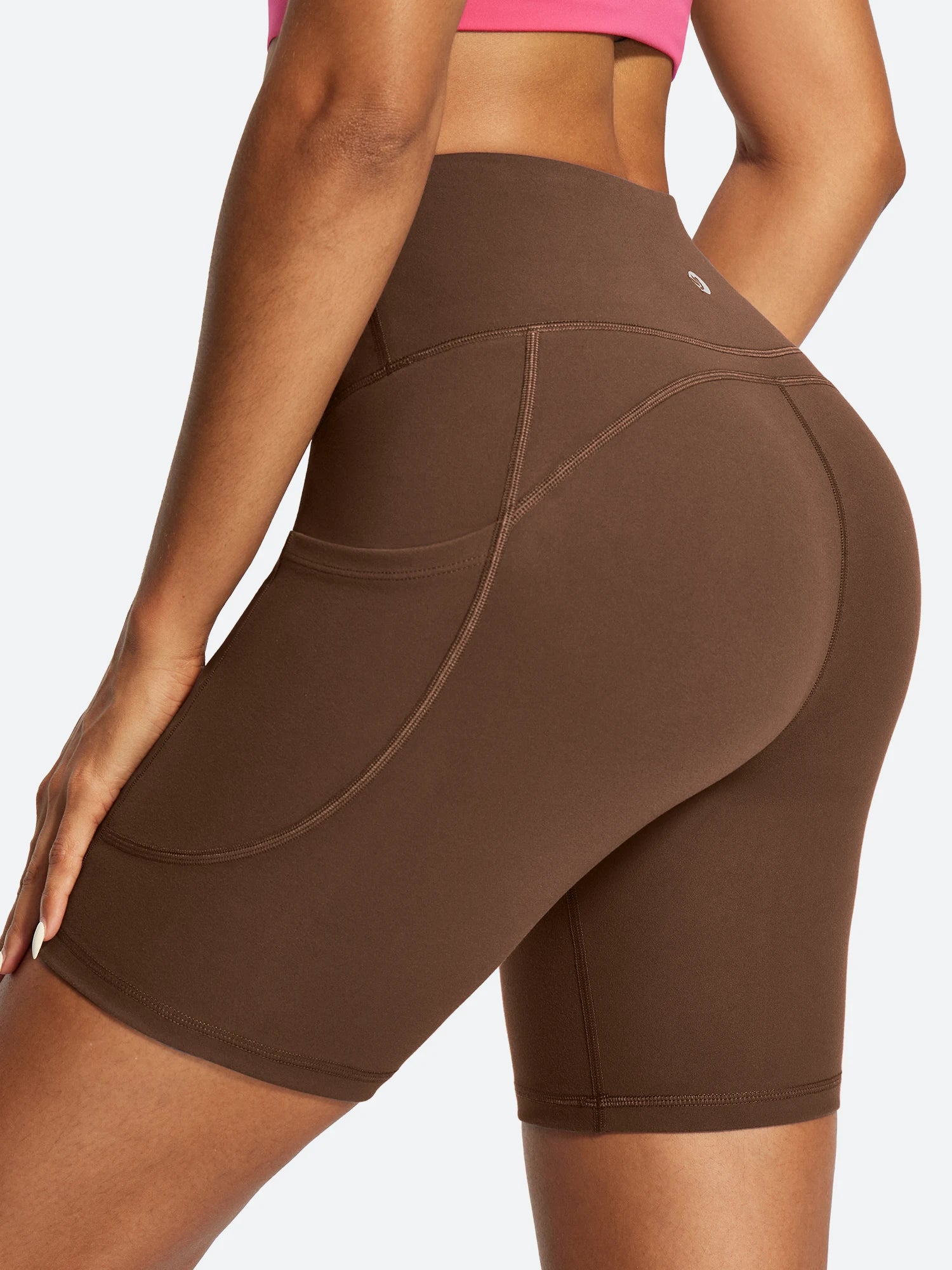 IUGA FlexTight Tummy Control Shorts With Pockets 6'' | Affordable Yoga Leggings & Activewear by IUGA