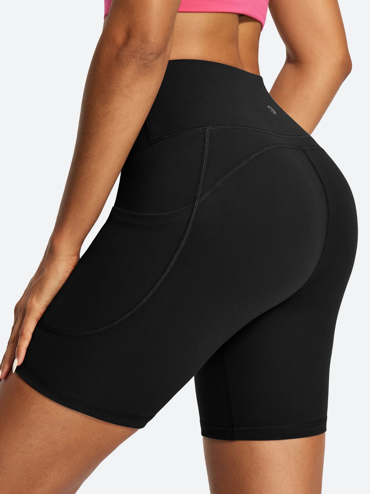 IUGA FlexTight Tummy Control Shorts With Pockets 6'' | Affordable Yoga Leggings & Activewear by IUGA