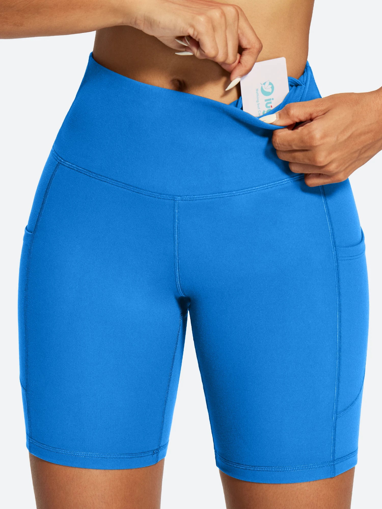 IUGA FlexTight Tummy Control Shorts With Pockets 6'' | Affordable Yoga Leggings & Activewear by IUGA