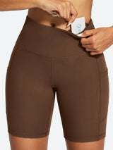 IUGA FlexTight Tummy Control Shorts With Pockets 6'' | Affordable Yoga Leggings & Activewear by IUGA