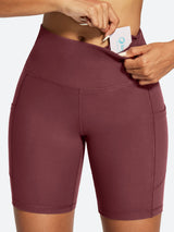 IUGA FlexTight Tummy Control Shorts With Pockets 6'' | Affordable Yoga Leggings & Activewear by IUGA