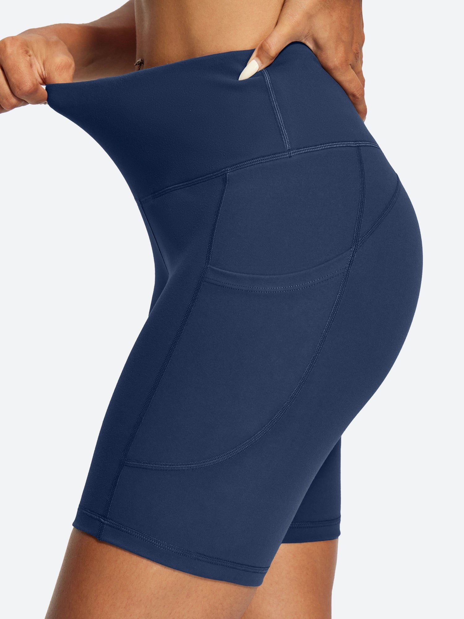 IUGA FlexTight Tummy Control Shorts With Pockets 6'' | Affordable Yoga Leggings & Activewear by IUGA