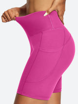 IUGA FlexTight Tummy Control Shorts With Pockets 6'' | Affordable Yoga Leggings & Activewear by IUGA