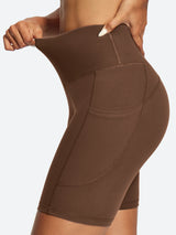 IUGA FlexTight Tummy Control Shorts With Pockets 6'' | Affordable Yoga Leggings & Activewear by IUGA
