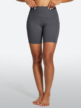 IUGA FlexTight Tummy Control Shorts With Pockets 6'' | Affordable Yoga Leggings & Activewear by IUGA