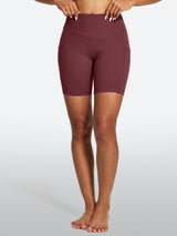 IUGA FlexTight Tummy Control Shorts With Pockets 6'' | Affordable Yoga Leggings & Activewear by IUGA