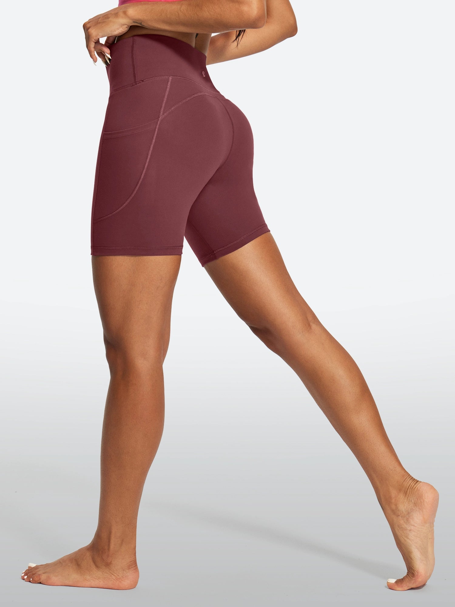 IUGA FlexTight Tummy Control Shorts With Pockets 6'' | Affordable Yoga Leggings & Activewear by IUGA