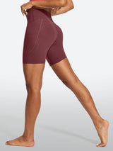 IUGA FlexTight Tummy Control Shorts With Pockets 6'' | Affordable Yoga Leggings & Activewear by IUGA