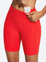 IUGA FlexTight Tummy Control Shorts With Pockets 6'' | Affordable Yoga Leggings & Activewear by IUGA
