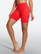 IUGA FlexTight Tummy Control Shorts With Pockets 6'' | Affordable Yoga Leggings & Activewear by IUGA