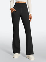 IUGA High Waist Pull On Stretchy Dress Pants With Zipper Pockets | Affordable Yoga Leggings & Activewear by IUGA