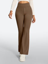 IUGA High Waist Pull On Stretchy Dress Pants With Zipper Pockets | Affordable Yoga Leggings & Activewear by IUGA