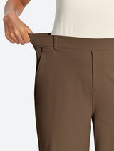 IUGA High Waisted Stretchy Wide Leg Pull On Work Pants With Pockets | Affordable Yoga Leggings & Activewear by IUGA