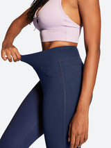IUGA FlexTight High Waist Denim-Look Capris With Pockets | Affordable Yoga Leggings & Activewear by IUGA