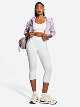 IUGA FlexTight High Waist Denim-Look Capris With Pockets | Affordable Yoga Leggings & Activewear by IUGA
