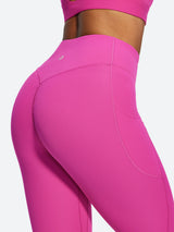 IUGA PowerTight Sandwich Scrunch Butt Lifting No Front Seam Compression Leggings With Pockets | Affordable Yoga Leggings & Activewear by IUGA