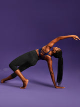 IUGA PowerTight Sandwich No Front Seam Capris | Affordable Yoga Leggings & Activewear by IUGA