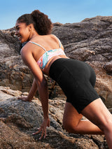 IUGA 7" UPF 50+ High Waisted Quick Dry Swim Board Shorts With Liner Pockets | Affordable Yoga Leggings & Activewear by IUGA